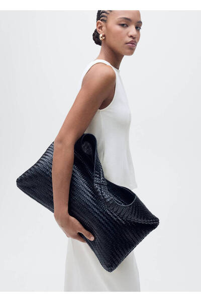 MANGO Woman Μπλούζα peplum με λεπτομέρειες ραφής