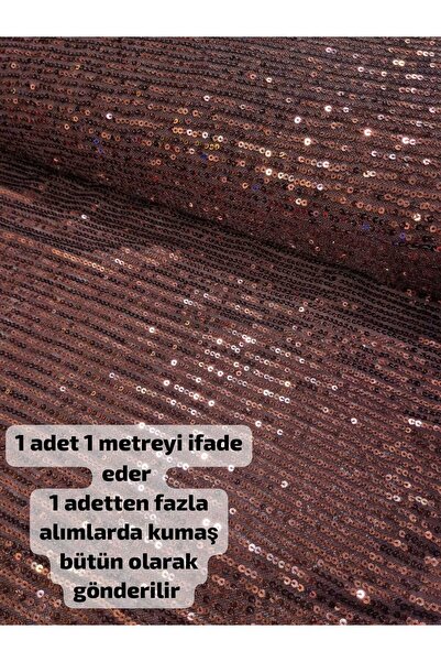 Home Zara Payet Kumaş Giyimlik Süslemelik alanlar için uygundur ( Kahverengi ...