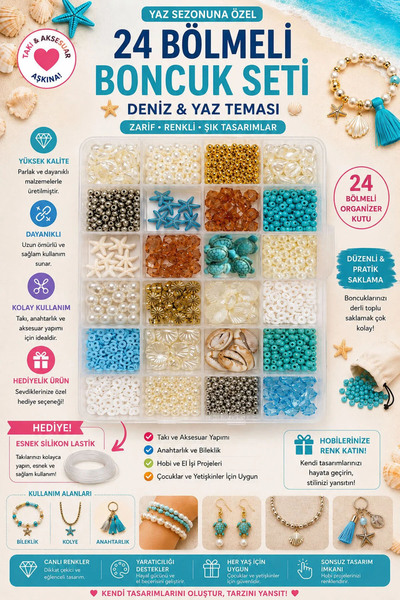 By MO Accessories Sezonul de vară Piatră naturală Stele de mare Conch Fimo Ni...