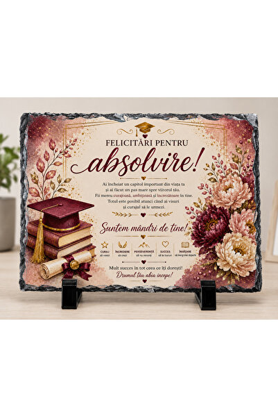hiperborea Placă ardezie – Absolvire – Felicitări pentru Absolvire!