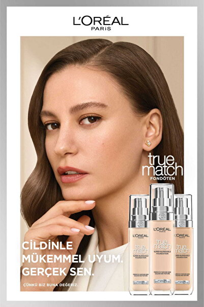 L'Oreal Paris L'Oréal Paris True Match Bakım Yapan Fondöten 1N IVORY