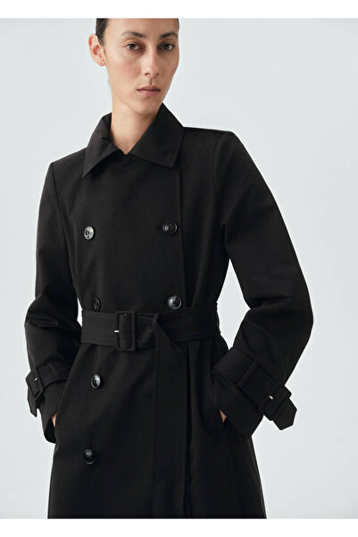 MANGO Woman Trenci clasic din bumbac 100%