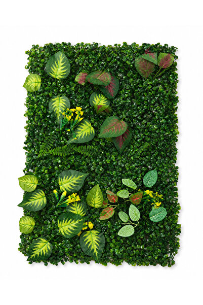 Zâna Casei Panou de perete vegetal artificial, Paravan decorativ tip gard viu...