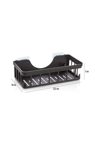İndecor Houseware 1 Adet Oslo Banyo Düzenleyici Şampuanlık Deterjanlık 1'li Yapışkanlı Eviye Altı Düzenleyici Organizer