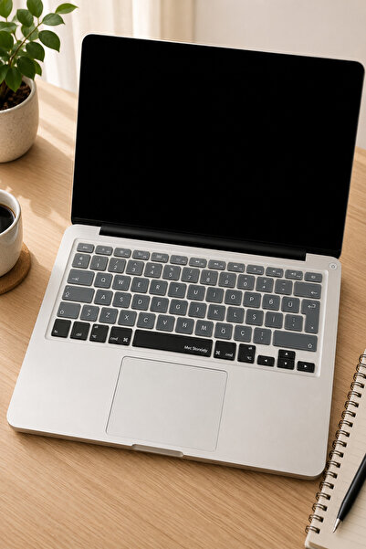 Mcstorey Macbook Air Pro Klavye Koruyucu (TÜRKÇE Q) (ESKİ USB'Lİ MODEL 2008-2...