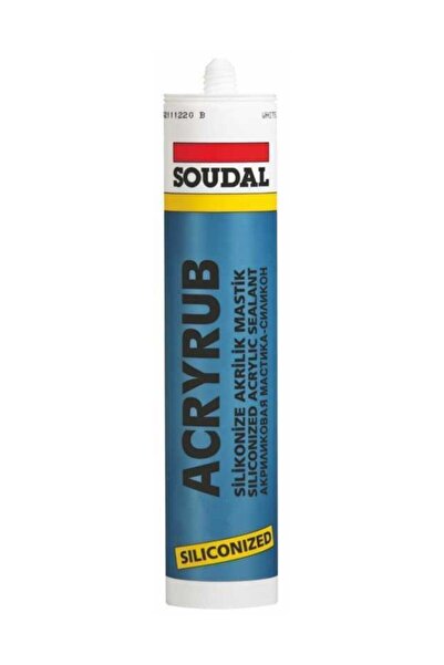 Genel Markalar Acryrub Silikonize Mastik 500 gr Beyaz