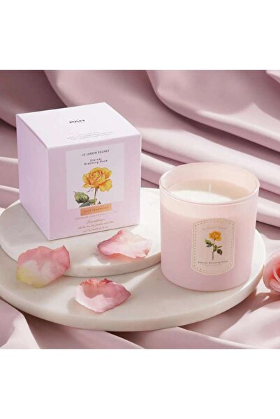 PAN HOME Le Jardin Secret Eternal Blooming Rose Scented Jar Candle 400gm - Pi...