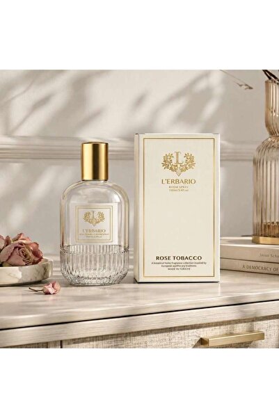 PAN HOME رذاذ عطر التبغ روز من ليرباريو 100 مل 5x5x12 سم - أبيض