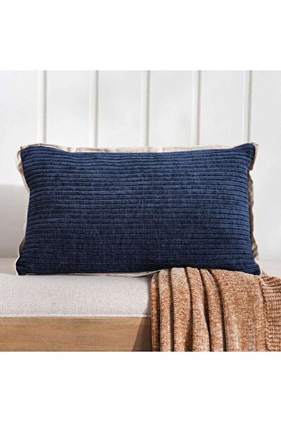 PAN HOME Boston Feather Filled Cushion 30x50cm - Blue