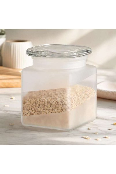 PAN HOME Trini Glass Canister 800ml -clear