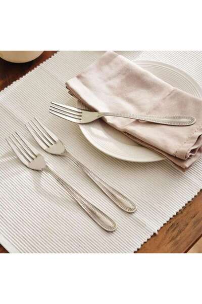 PAN HOME Ibrica 3-piece Dinner Fork - Silver