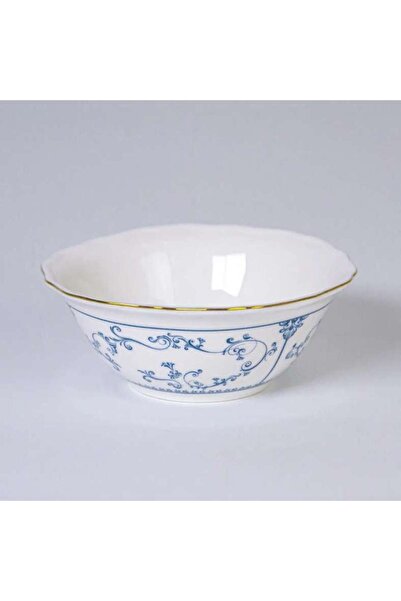 PAN HOME Bluese Porcelain Cereal Bowl Dia14cm - White