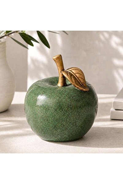 PAN HOME Ringo Stoneware Apple Accent 11.5x11.5x13cm - Green