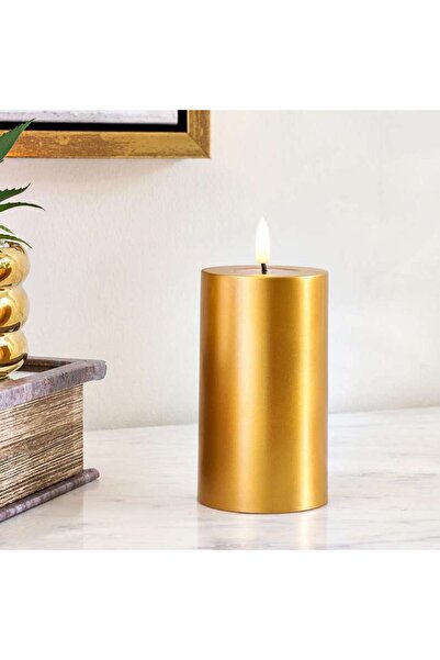 PAN HOME Brisa Led Candle 7.5x12cm - Gol