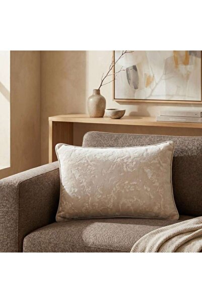 PAN HOME وسادة هيلتون ماربل بديلة للريش مقاس 40x60 سم - لون أوكير