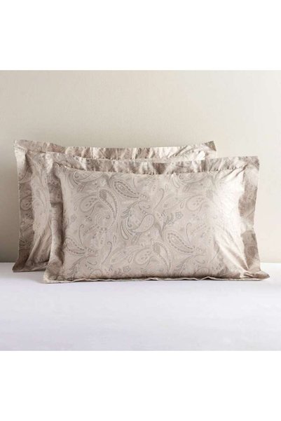 PAN HOME Luxe Meadow Paisley 2-piece Pillowcase 50x75cm - Beige