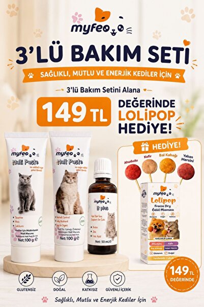 MYFEO Kedi Malt Paste B Plus Damla Multivitamin Paste