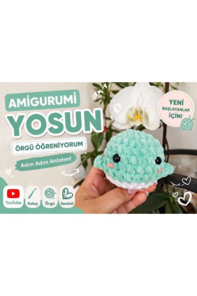 KREATİF TASARIM Yosun Balina Örgü Öğrenme Kiti