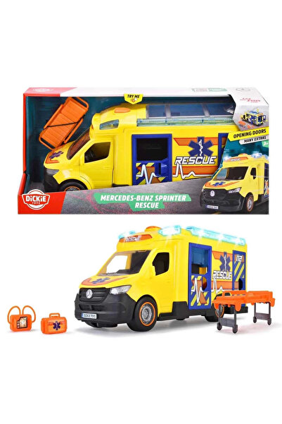 TOYFEST Dickie Mercedes-Benz Sprinter Işıklı Sesli Ambulans