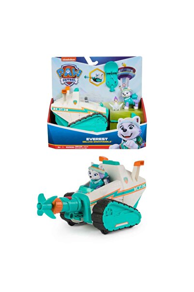 PAW PATROL Everest Figür ve Deluxe Snowmobile Kar Küreme Aracı Oyun Seti