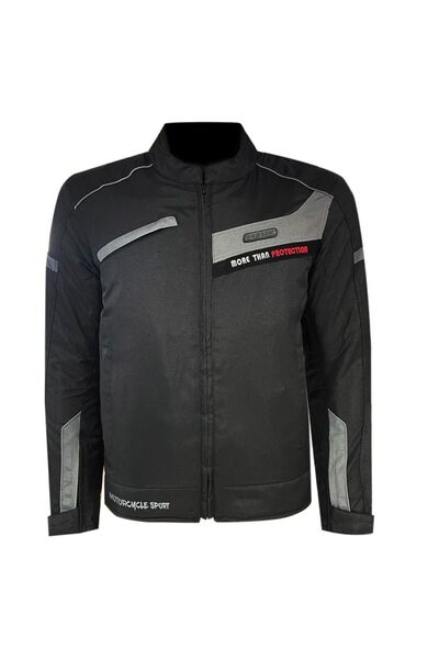 MOTOANL Motorcycle Coat Short 4 Seasons Hörgüçlü Full Protected Maxdura Reinf...