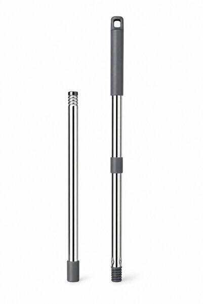 KEP 3 Parça 120 cm Vidalı Mop & Fırça & Oto Fırça Sapı | Ayarlanabilir Uzunluk (Kısa-Orta-Uzun) | Sağlam