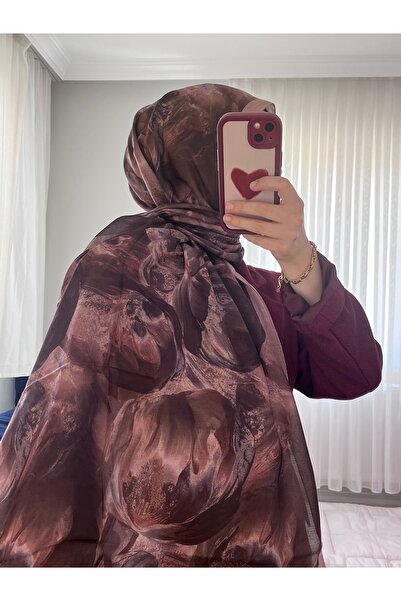MODA Soft Pamuk şal -Kahverengi
