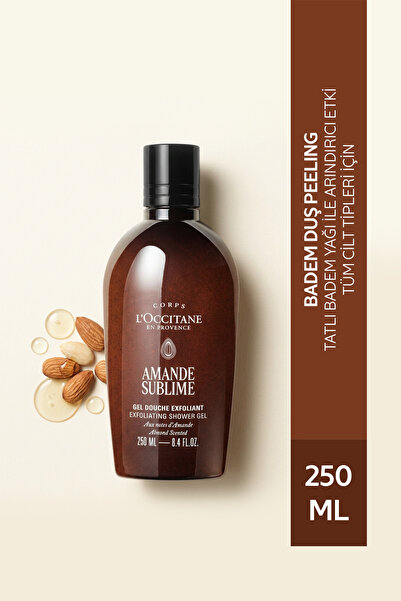 L'Occitane Badem Duş Peeling - Scrubı, Tatlı Badem Yağı İçeren Temizleyici, 2...