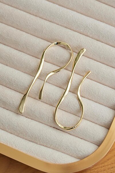 btogether. Gold İp Küpe