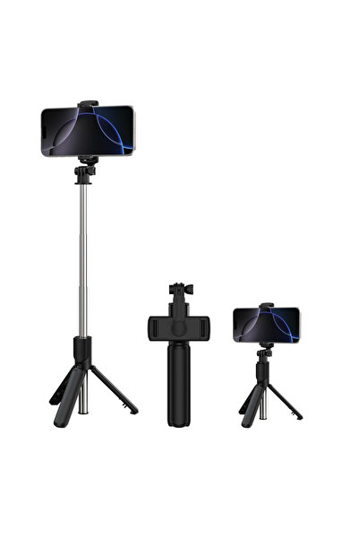 TECLA EDITION Selfie Stick Bluetooth cu Stativ Integrat ES083 - Telecomandă W...