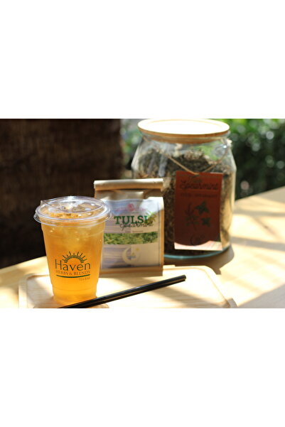 Haven Herbs & Blends Tulsi - Spearmint 50 gr | Tulsi (Hint Fesleğeni) & Spear...
