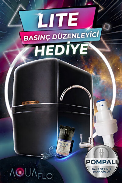 AQUAFLO S 14 Aşamalı Alkali 80 Gpd Membranlı Multimineralli Pompalı Su Arıtma...