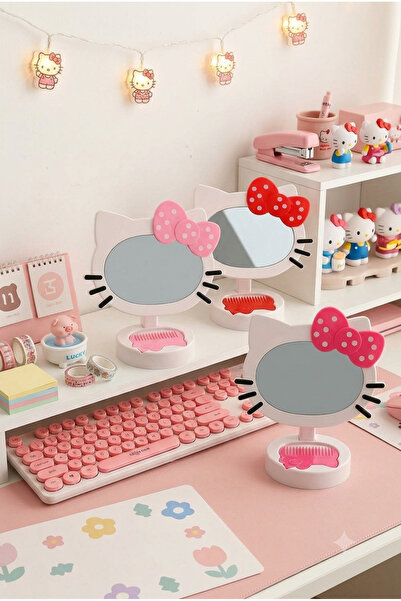 StoreYVZ Hello Kitty Ayna Ve Tarak Seti Alk3058