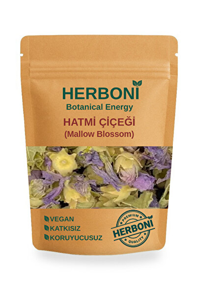 HERBONİ Hatmi Çiçeği, Gülhatmi 40gr - Althaea Officinalis, Marshmallow, Doğal...