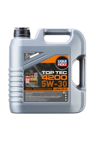 Liqui Moly Моторно масло Top Tec Longlife III 4200 5W30 4L