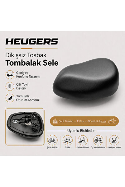 Genel Markalar Heugers Tosbak Tombalak (DİKİŞSİZ) Ultra Rahat Bike Sele – Ele...