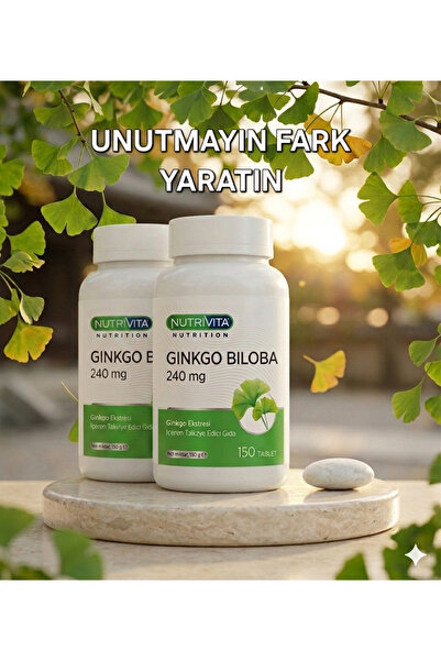 Nutrivita Ginkgo Biloba 240 Mg 150 Tablet