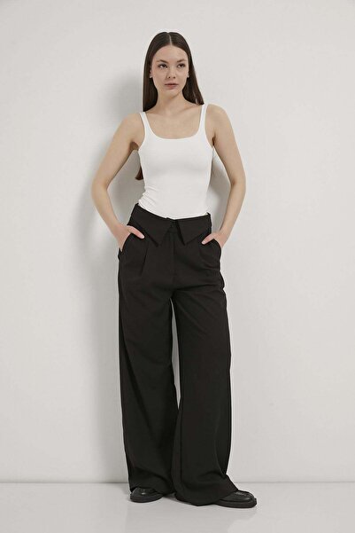 Arma Life Armalife 0458 high waist Belt fold detail palazzo women's trousers