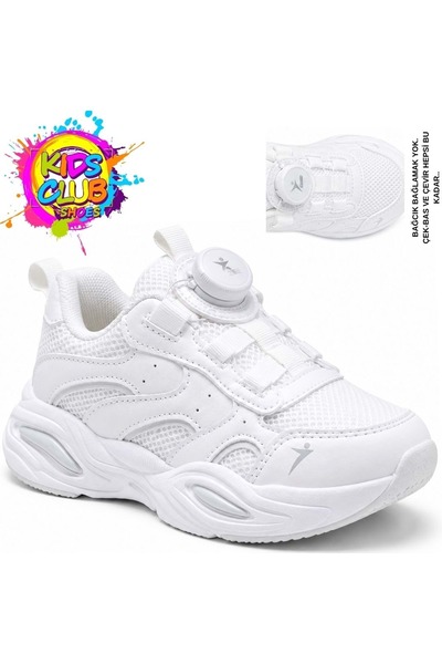 Kids Club Shoes حذاء رياضي للأطفال من Cool Frank Smart ذو أربطة لتقويم العظام...