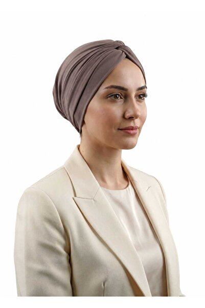 Jusmart نموذج جاهز للقبعة الخارجية المعقودة باللون البني ◆   مناسب للاستخدام ...