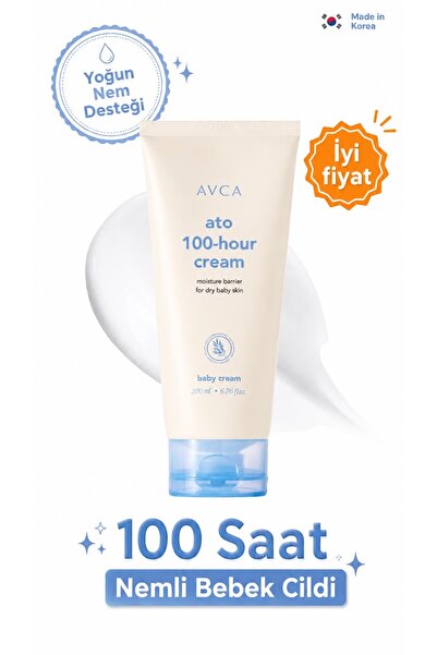 AVCA 100 Saat Nem Destekli Ultra Nemlendirici Bebek Kremi 200 ml - Ato 100-Ho...
