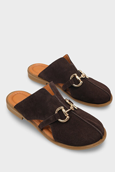 Capone Outfitters Вивянн Дамски сабо чехли от естествена кожа с равен ток