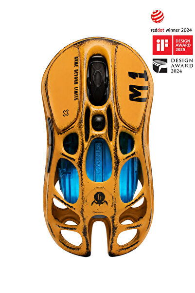 Gravastar Mercury M1 Pro 26.000 DPI Optik Gaming Mouse, Kablosuz, Battle-Worn...