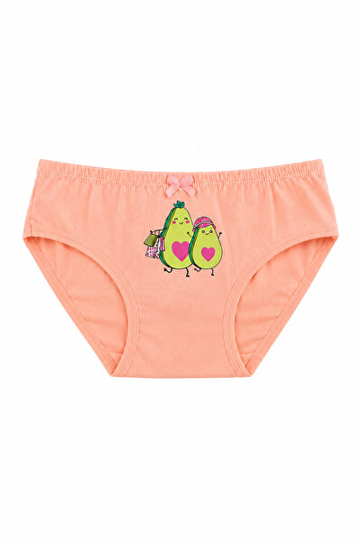 ÖZKAN underwear Özkan 41603 5'li Paket Kız Çocuk Karışık Renkli Desenli Pamuklu Yumuşak Slip Külot