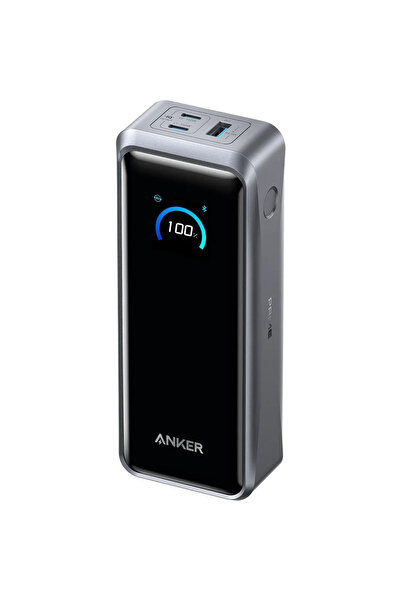 Anker Prime 26.250 mAh, 300W, USB-C, 2x USB-C, 1x USB-A, Smart Display, Negru