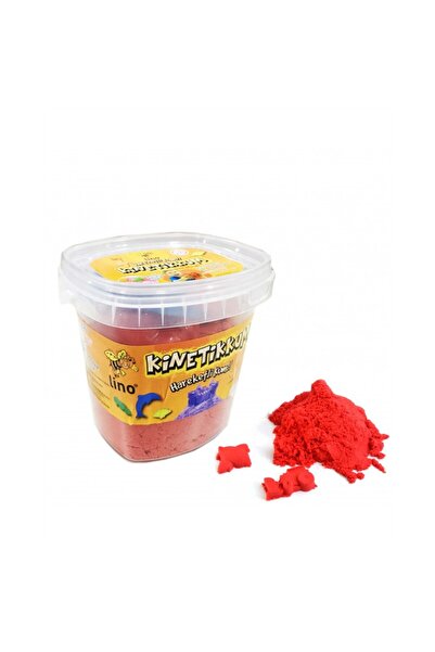 Lino Kinetik Kum 500gr - Kırmızı Kova