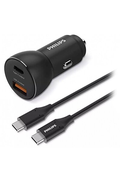 Philips USB-A SI USB TIP C Negru