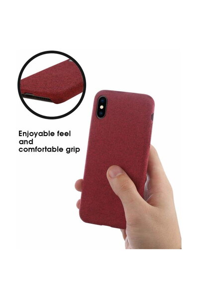 TELLUR Carcasa Hibrid cu margine mata pentru iPhone X/XS, Rosu