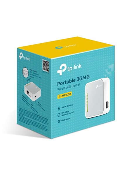 TP-LINK TL-MR3020 3G/3.75G portabil, 150Mbps, Portabil, Alb