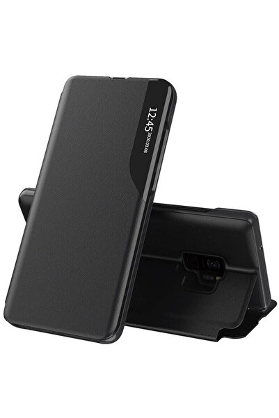 Techsuit Husă pentru Samsung Galaxy S9 - Seria eFold - Negru